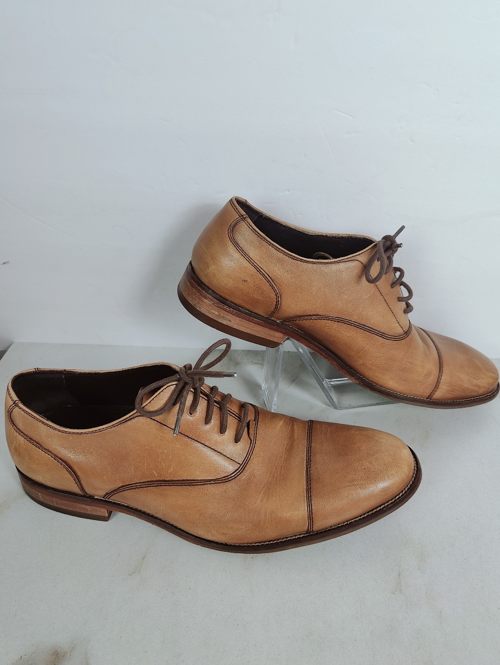 Cole Haan Williams Cap Toe Oxford Dress Shoes, British Tan, Sz 11